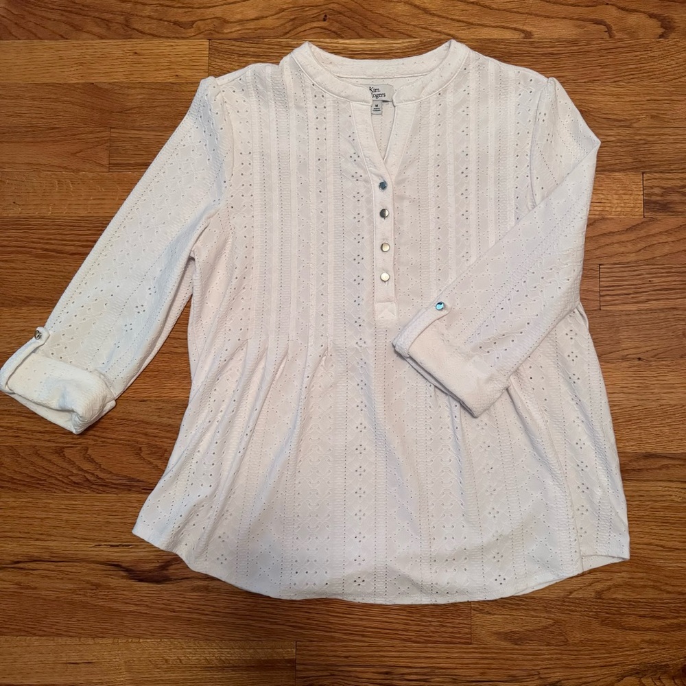 Kim Rogers Pleated Top
